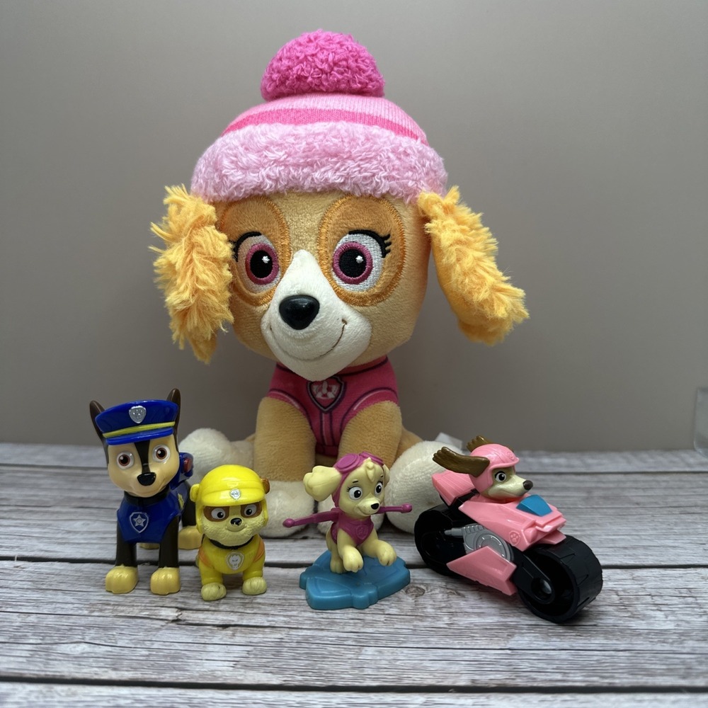 Paw Patrol Assorted Toys - Lot Of 5